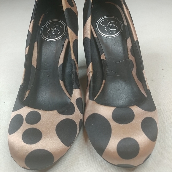 Women's JS by Jessica Simpson Polka Dot Pumps - Si - Picture 6 of 8